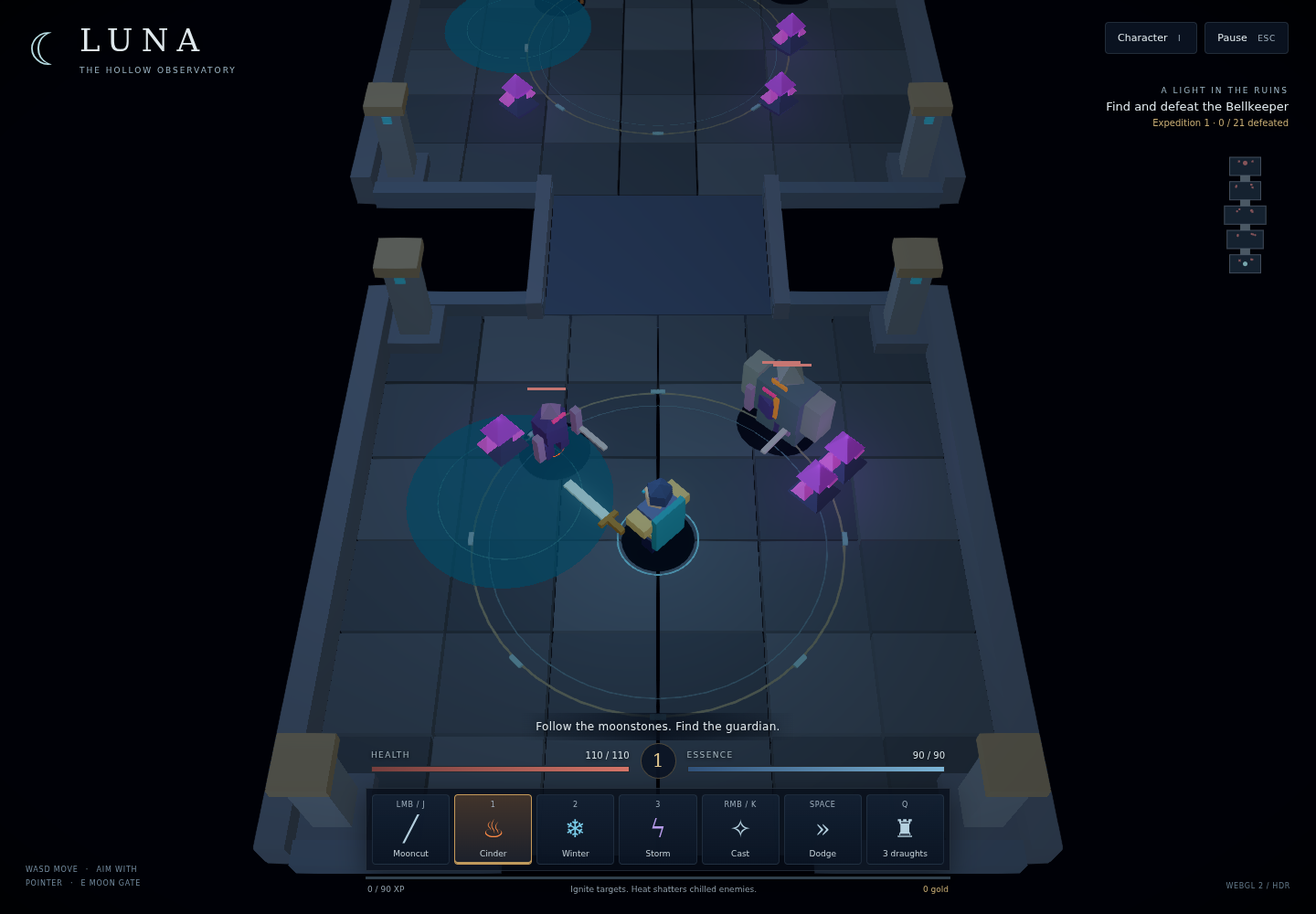 LUNA gameplay
